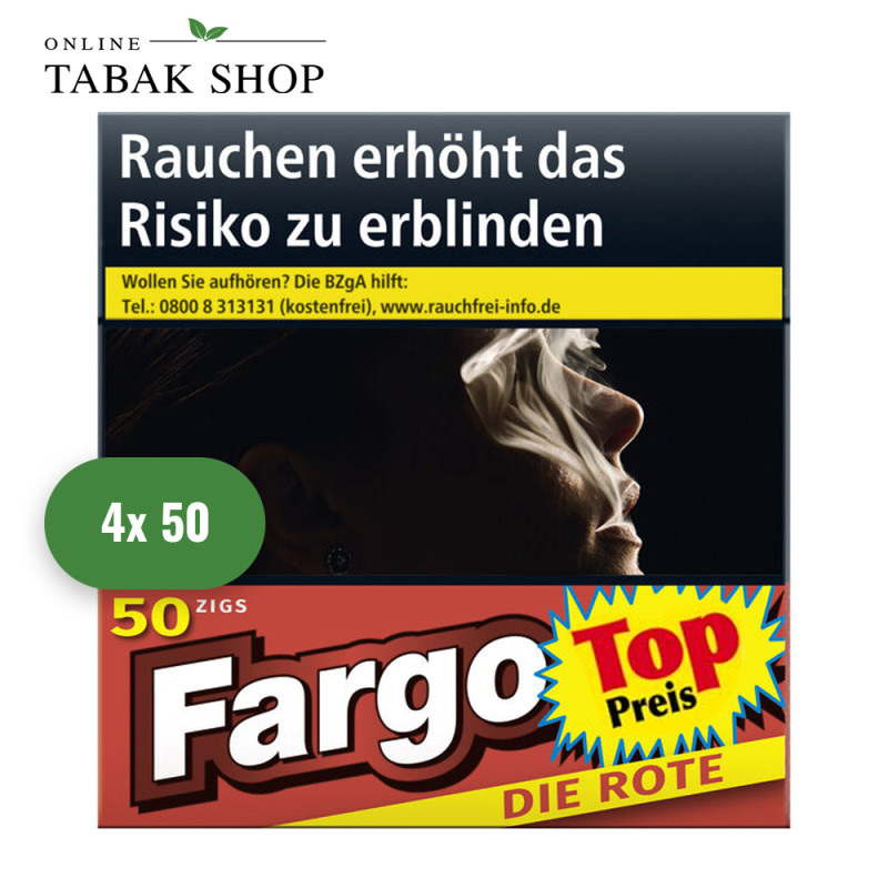 Fargo Die Rote 5XL Zigaretten (4 x 50er)