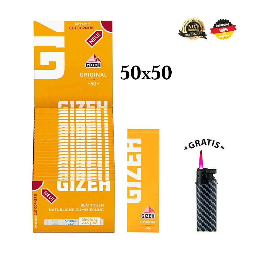 Gizeh Original Gelb X In Unserem Online Tabak Shop Kaufen