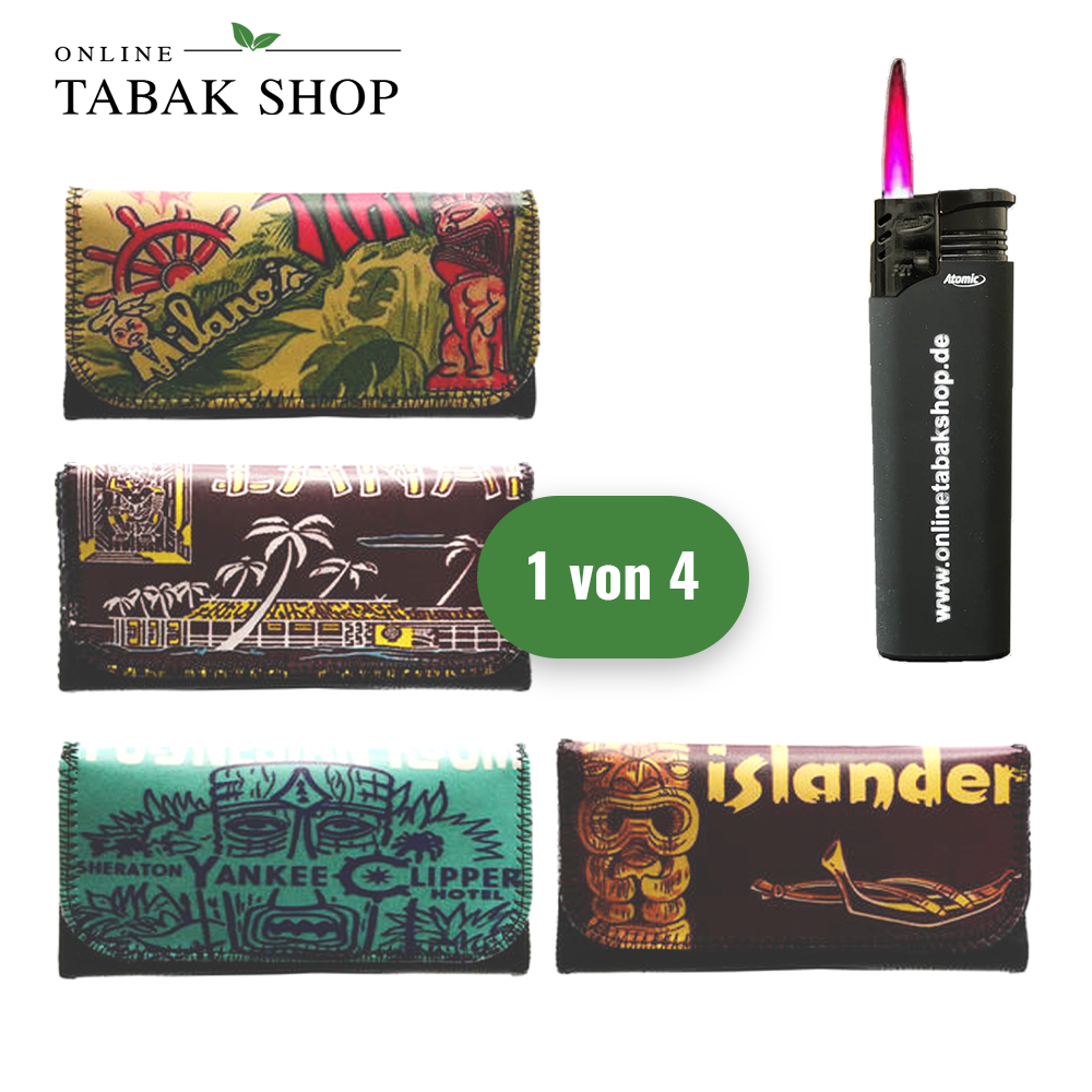 Atomic Tabakbeutel WP Tiki Motiven frei wählbar günstig online kaufen ⇒  Online Tabak Shop