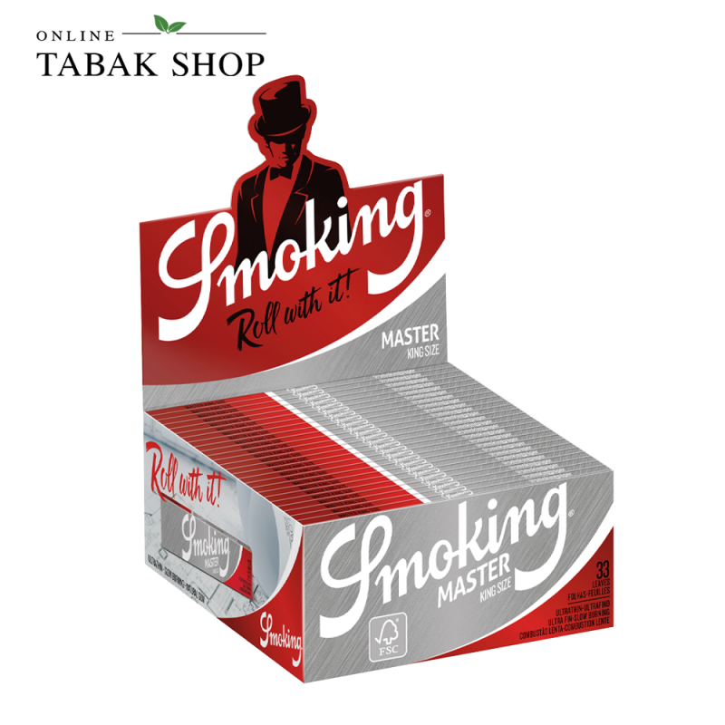 Smoking Master King Size 33er Blättchen - Display