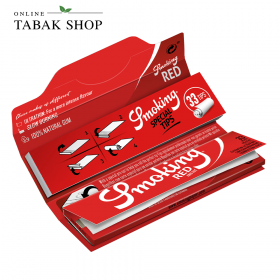 Smoking RED KING SIZE + TIPS Rolling Papers 33er - 1,85 €