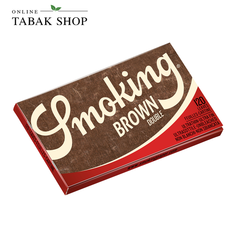 Smoking Brown Double Window Regular Size 120er Blättchen