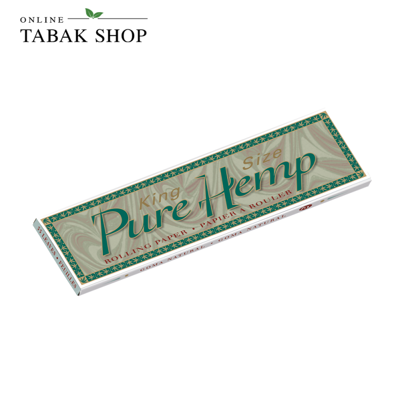 Pure Hemp King Size Blättchen Rolling Papers (1x 33er)