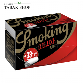 Smoking DELUXE ROLL + TIPS Ultra Thin Paper 4m