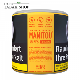 Manitou No.8 Gold Tabak Organic Blend (1x 80g) - 13,50 €