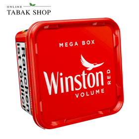 Winston Red Volumen Tabak Classic 140g Mega Box - 29,95 €
