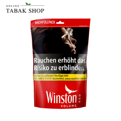 Winston Red / Rot Volumen Tabak "XXXL" Nachfüllpack 150g Beutel