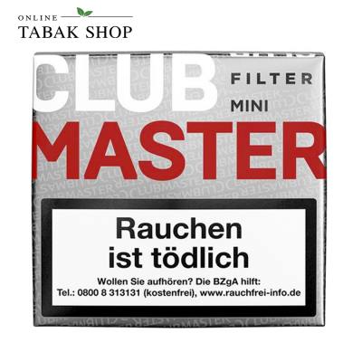 CLUBMASTER "Mini Red Filter" Zigarillos [No. 222] 20er Schachtel
