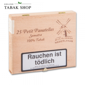 Mijn Klassiek "Petit Panatella Sumatra" Nederlands Zigarren (1x 25 Stück) - 16,50 €