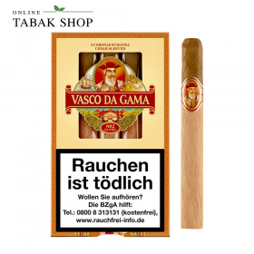 Vasco da Gama Sumatra "No.2 Claro" Zigarren [No. 922] 5er Schachtel - 6,00 €