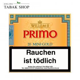 Willem II Primo Mini Gold Sumatra Zigarillos 20er Schachtel - 9,50 €