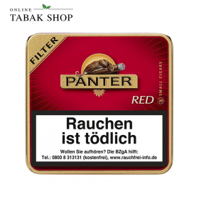 PANTER "Red" Filter Zigarillos Schachtel (1x 20er) - 5,10 €