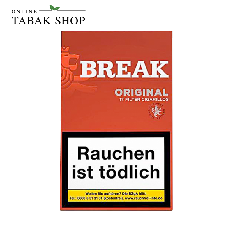 Break ORIGINAL / ROT Cigarillos Schachtel (1x 17er)