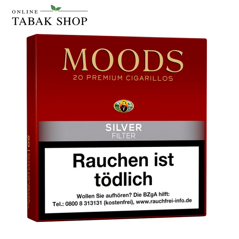Moods Silver Filter Zigarillos 20er Packung