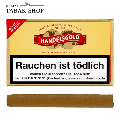 Handelsgold "Königsformat No.100" Zigarillos 10er Packung