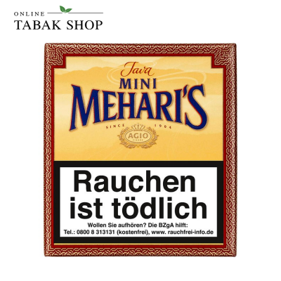 MEHARI'S "Mini Java" Zigarillos Schachtel (1x 20er)