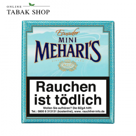 MEHARI'S "Mini Ecuador" Zigarillos Schachtel (1x 20er) - 6,00 €