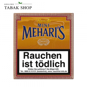 MEHARI'S "Mini Barista" Zigarillos Schachtel (1x 20er) - 6,00 €