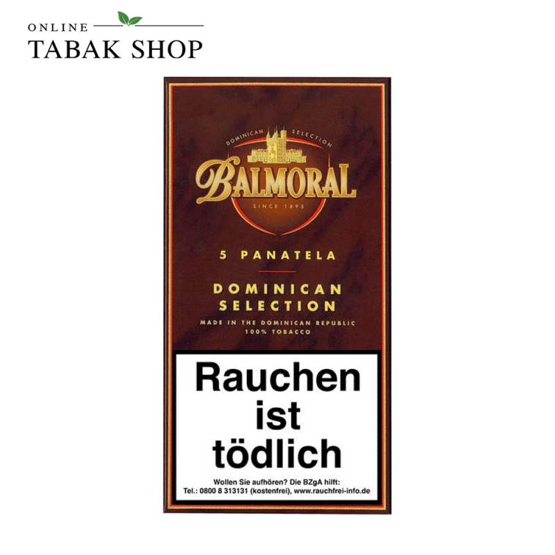 Balmoral Dominican "Panatela" Zigarren 5er Schachtel