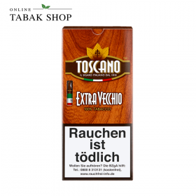 Toscano "Extra Vecchio" Zigarre 5er Schachtel - 8,40 €