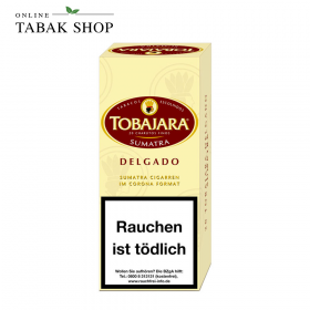 Tobajara "Delgado Sumatra" Zigarillos 20er Packung - 39,00 €