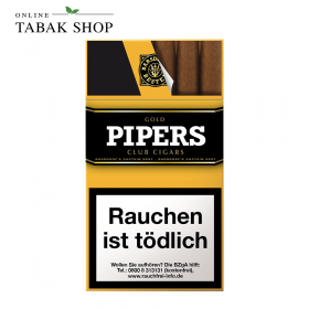 PIPERS Club Cigars "Gold" (Vanille) Zigarillos (1x 10er) - 1,50 €