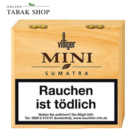 Villiger Mini Zigarillos Sumatra 50er Holzkiste - 15,00 €