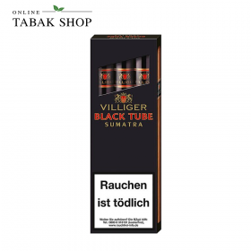 Villiger "Black Tube Sumatra" Zigarren 3er Packung - 7,20 €