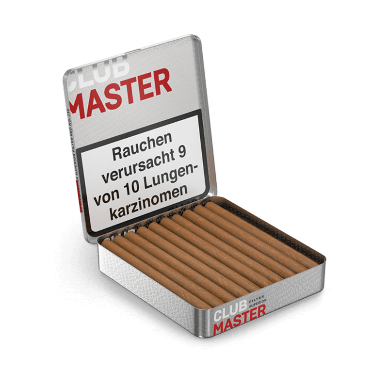Clubmaster Superior Red Filter Zigarillos No. 230 20er Dose offen