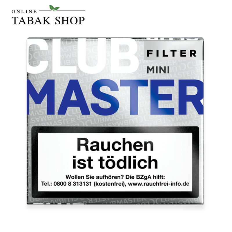 CLUBMASTER "Mini Blue Filter" Zigarillos [No. 282] 20er Schachtel