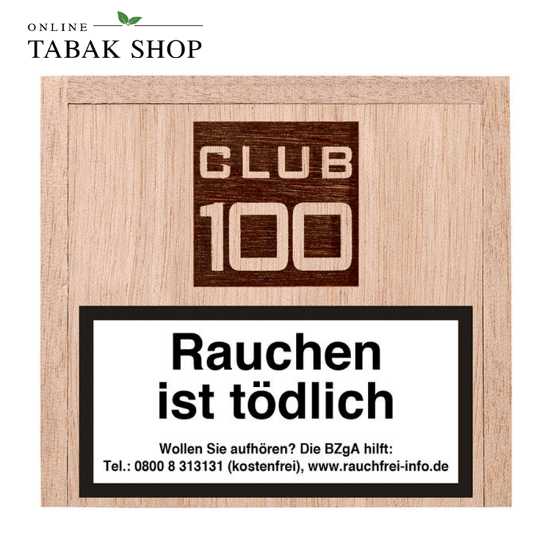 AGIO Club 100 Zigarillos Holzschachtel (1x 100er)