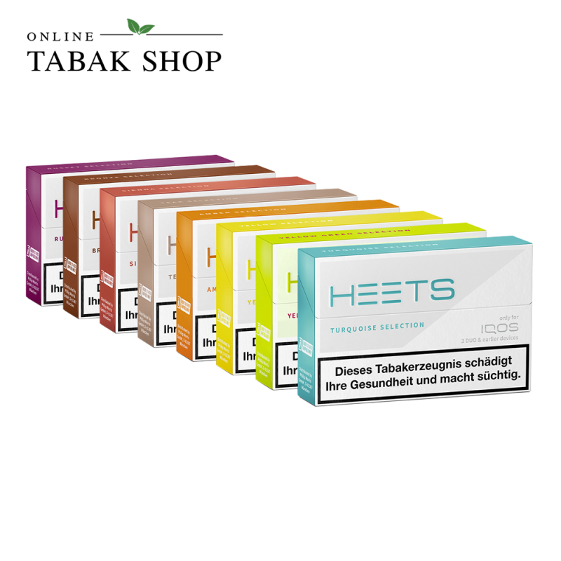 IQOS HEETS Probierpaket (8 Sorten) kaufen » Online Tabak Shop