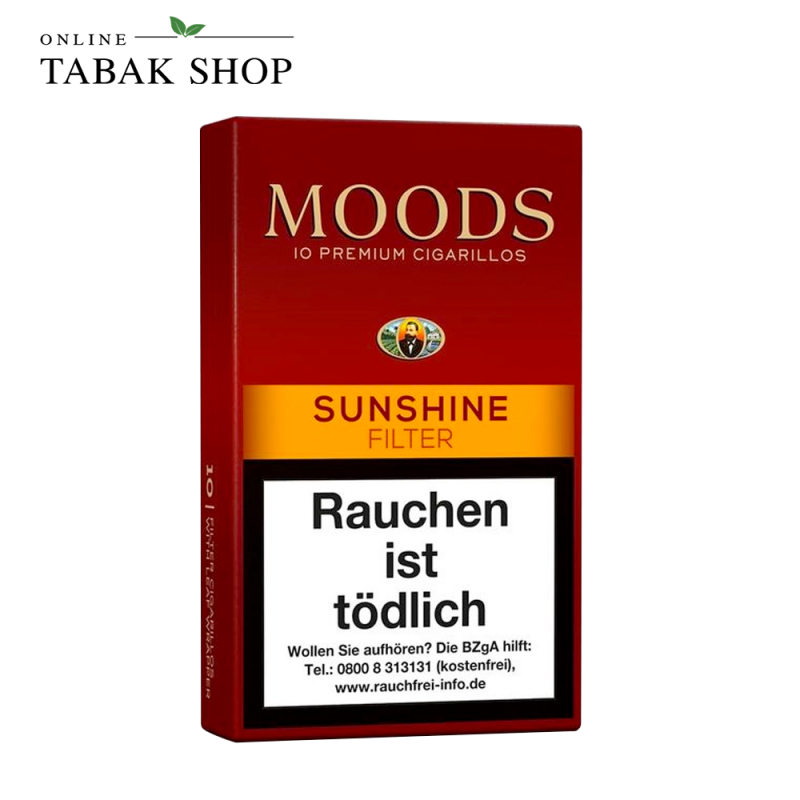 Dannemann Moods Sunshine Filter Zigarillos 10er Schachtel