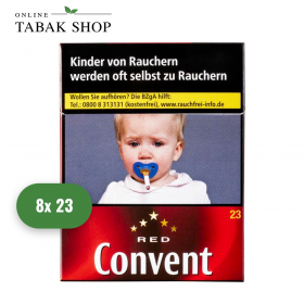 CONVENT Red Zigaretten "XL" (8 x 23er) - 49,60 €
