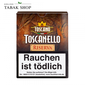 Toscano "Toscanello Riserva" Zigarren 5er Packung - 6,10 €