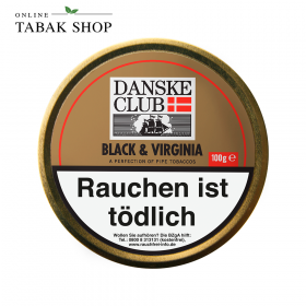 Danske Club Black & Virginia Pfeifentabak Dose (1x 100g) - 20,90 €