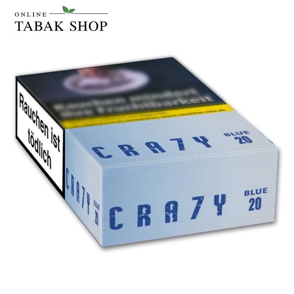 CRAZY Blue 20 Zigaretten günstig online kaufen » Online Tabak Shop