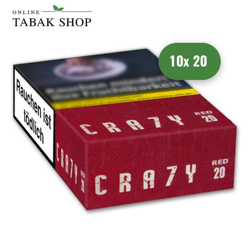 Crazy Red Zigaretten "OP" (10 x 20er)