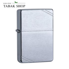 ZIPPO Chrom Gebürstet Vintage Streifen – Sturmfeuerzeug 60001167
