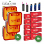 PALL MALL Tabak (4 x 220g) + 2.000 PALL MALL Red Xtra Hülsen + 3 Feuerzeuge + 2 Sturmfeuerzeuge