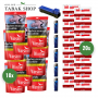 Winston Volumen Tabak Classic XXL (10 x 100g) + 4.000 Winston Hülsen + 5 Feuerzeuge + 1 Angel Stopfer