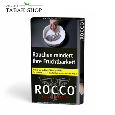 ROCCO Black (Zware) Tabak (1x 38g) Pouch