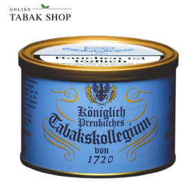 Königlich Preußisches Tabakskollegium von 1720 Pfeifentabak Blau Dose (1x 100g) - 21,90 €