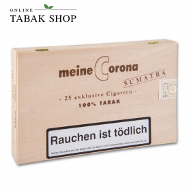 MEINE Corona "Sumatra" Zigarren 25er Holzkiste - 20,50 €