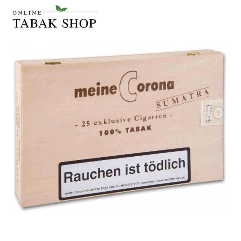 MEINE Corona "Sumatra" Zigarren 25er Holzkiste