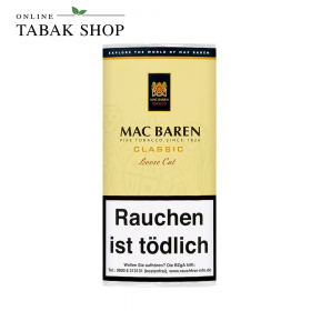 MAC BAREN Classic "Loose Cut" Pfeifentabak Pouch (1x 50g) - 10,50 €