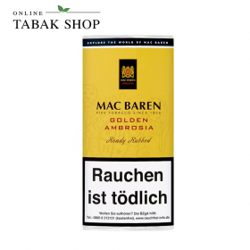 Mac Baren Golden Ambrosia Pfeifentabak (1x 50g) Pouch - 10,40 €
