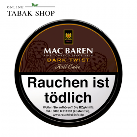 Mac Baren Dark Twist Pfeifentabak Dose (1x 100g) - 23,60 €