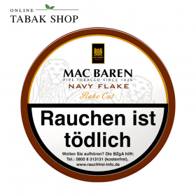 Mac Baren Navy Flake Pfeifentabak 100g Dose - 27,80 €