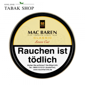 MAC BAREN Classic "Loose Cut" Pfeifentabak 100g Dose - 22,80 €